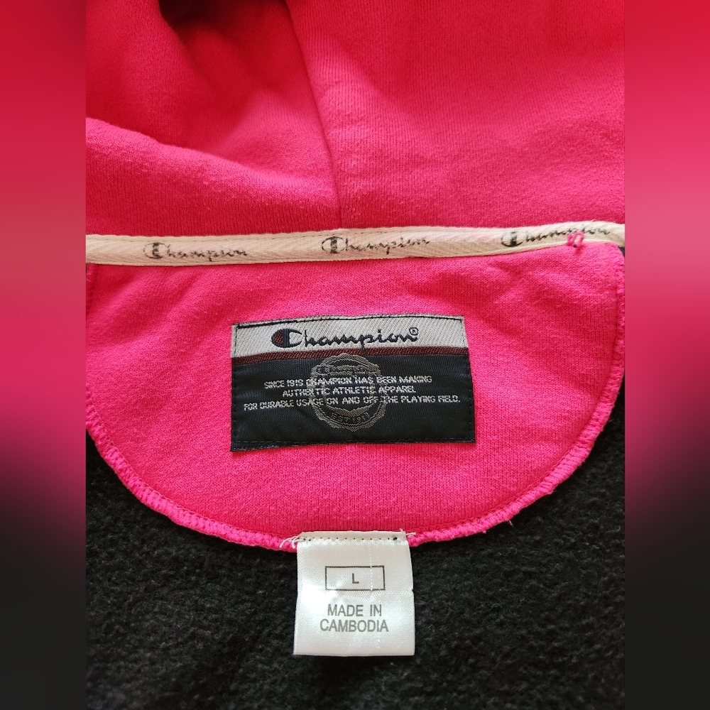 Champion Black and Pink Jacket - Picture 5 of 11
